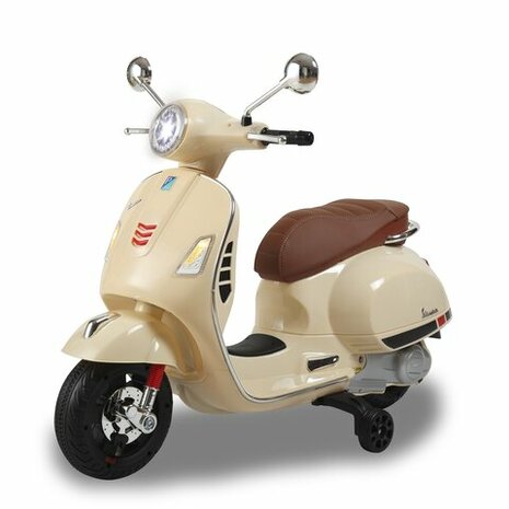 Accuvoertuig Vespa GTS 125 Beige 12V