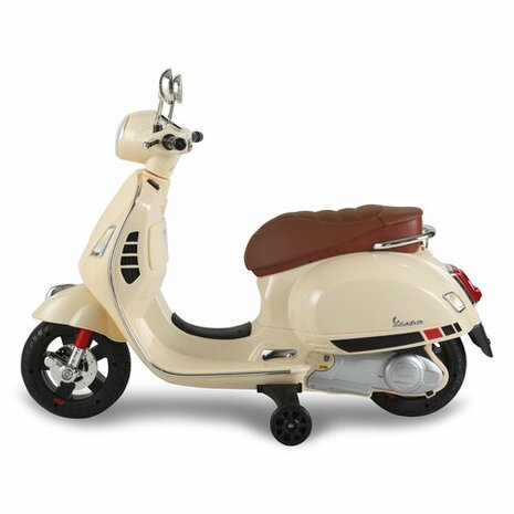 Accuvoertuig Vespa GTS 125 Beige 12V