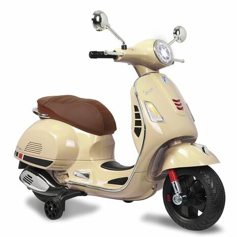 Accuvoertuig Vespa GTS 125 Beige 12V