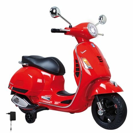 Accuvoertuig Vespa GTS 125 Rood 12V