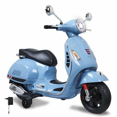 Accuvoertuig Vespa GTS 125 Blauw 12V