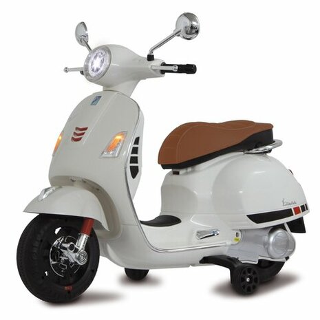 Accuvoertuig Vespa GTS 125 Wit 12V