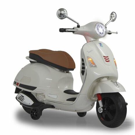 Accuvoertuig Vespa GTS 125 Wit 12V