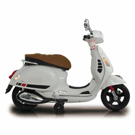 Accuvoertuig Vespa GTS 125 Wit 12V