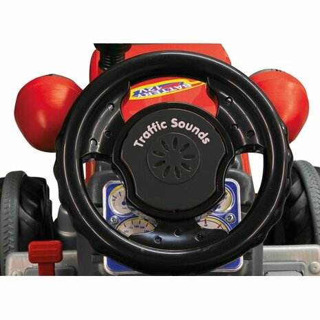 Accuvoertuig Tractor Power Drag Rood 12v