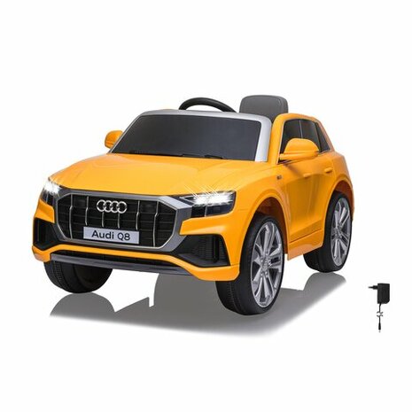 Accuvoertuig Audi Q8 Geel 12V