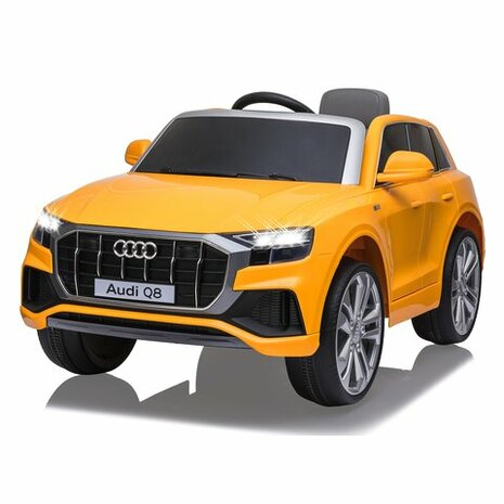 Accuvoertuig Audi Q8 Geel 12V