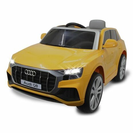 Accuvoertuig Audi Q8 Geel 12V