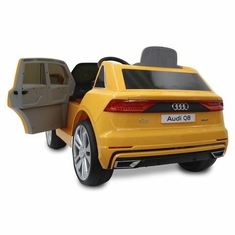 Accuvoertuig Audi Q8 Geel 12V