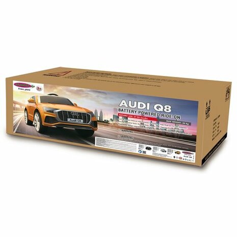 Accuvoertuig Audi Q8 Zwart 12V