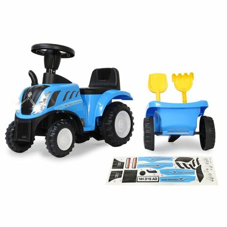 Loopauto Tractor New Holland T7 Blauw