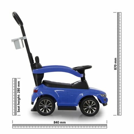 Loopauto Volkswagen T-Roc 3-in-1 Blauw