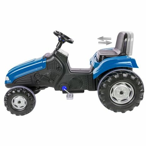 Traptractor Big Wheel Blauw