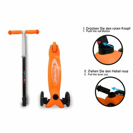 Kick-Light-Scooter Oranje