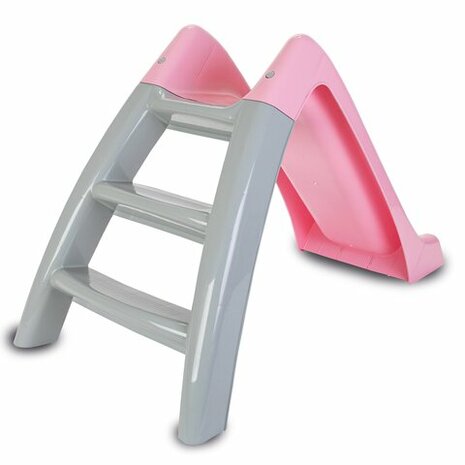 Glijbaan Happy Slide Grijs/Roze