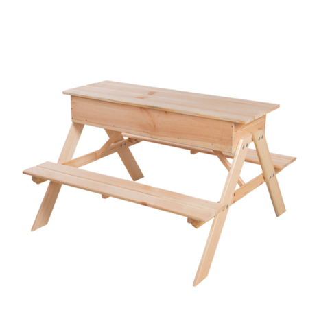 2-in-1 Picknicktafel met Zandbak