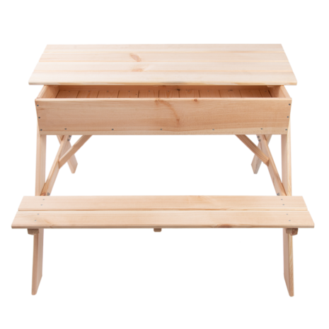 2-in-1 Picknicktafel met Zandbak