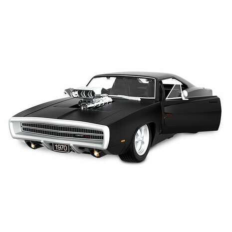 RC Dodge Charger R/T 1970 1/16 Zwart 2,4GHz Speelgoed Auto