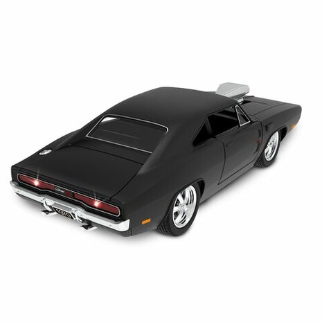 RC Dodge Charger R/T 1970 1/16 Zwart 2,4GHz Speelgoed Auto