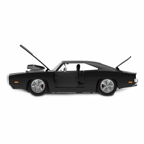 RC Dodge Charger R/T 1970 1/16 Zwart 2,4GHz Speelgoed Auto