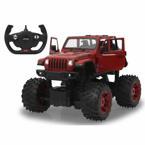 RC Jeep Wrangler JL 1:14 Rood 2,4GHz 