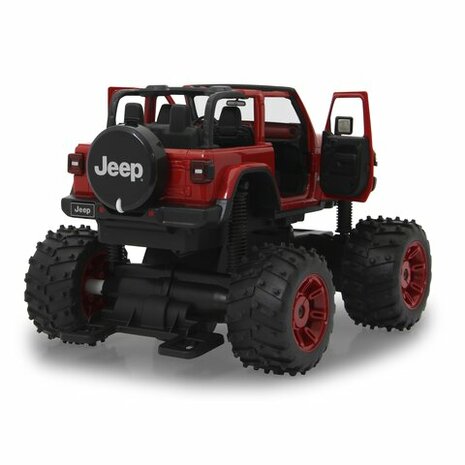 RC Jeep Wrangler JL 1:14 Rood 2,4GHz 