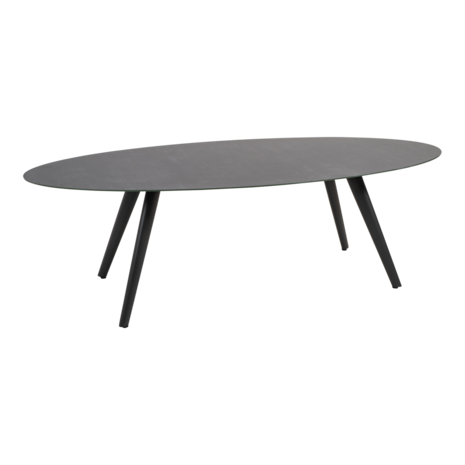 Tafel Mojito Ceramic Negro ovaal 240x110cm