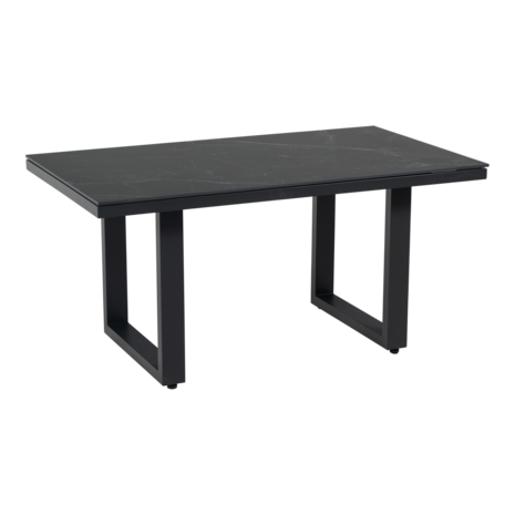 Lounge tafel hoog Monte Carlo Negro 140x80cm