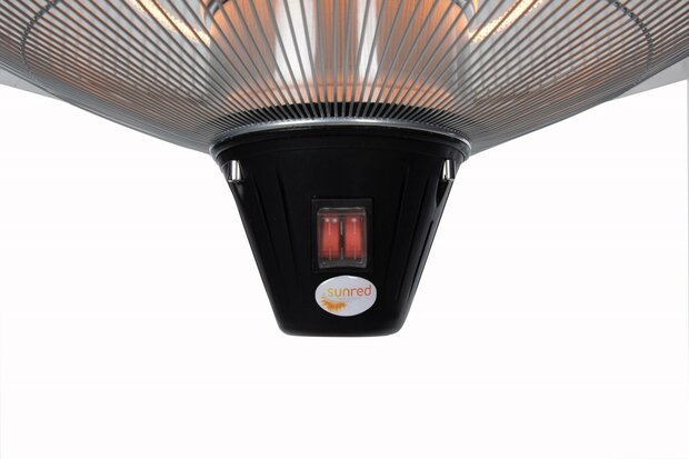 Sunred Terrasverwarmer Sirius Bright Hangend Zilver 2100 Watt