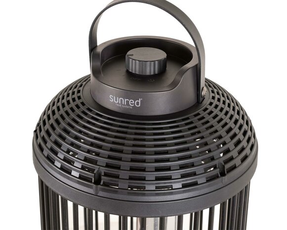 Sunred Terrasverwarmer Indox Dark Tafelmodel Zwart 1200 Watt