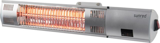 Sunred Terrasverwarmer Ultra Wand Zilver 2000 Watt