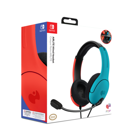 PDP Gaming LVL40 Wired Stereo Headset - Blue/Red