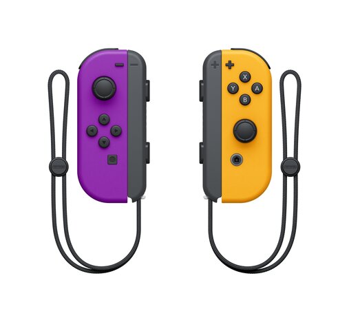 Joy-Con Controller Pair - Neon Purple/Neon Orange