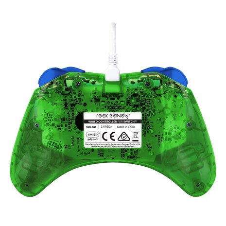 PDP Gaming Rock Candy Wired Controller - Luigi Lime