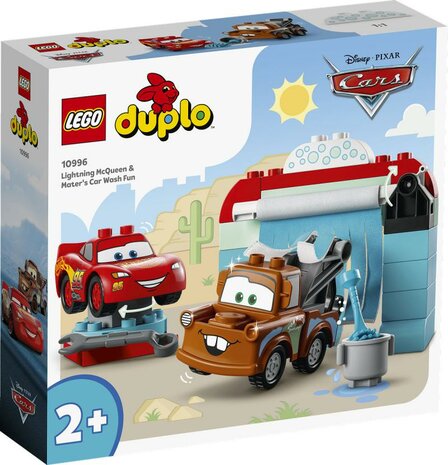 DUPLO Disney Bliksem McQueen en Takel wasstraatpret