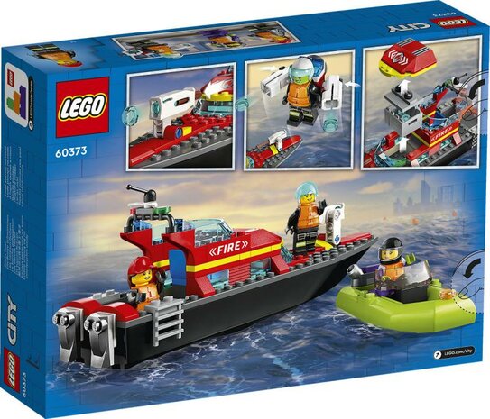 LEGO City Brandweer Reddingsboot Brand