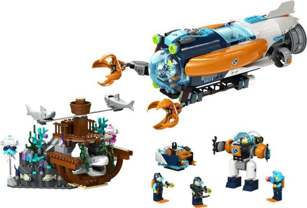 LEGO City Exploration Duikboot voor diepzeeonderzoek