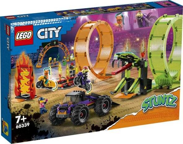 LEGO City Stuntz Dubbele looping stuntarena