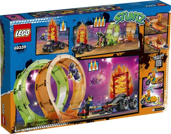 LEGO City Stuntz Dubbele looping stuntarena