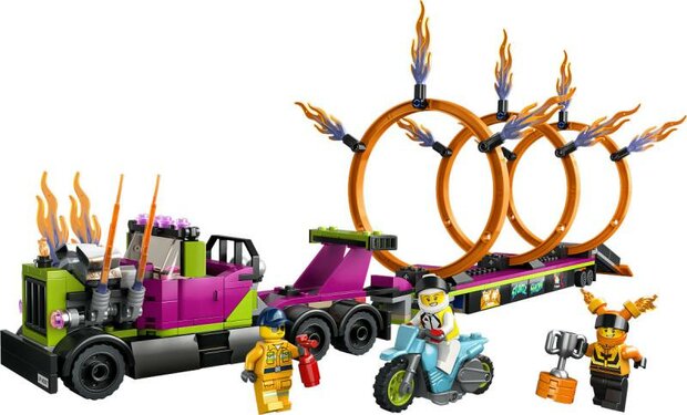 LEGO City Stuntz Stunttruck & Ring of Fire-uitdaging