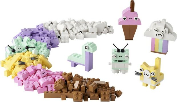 LEGO Classic Creatief spelen met pastelkleuren