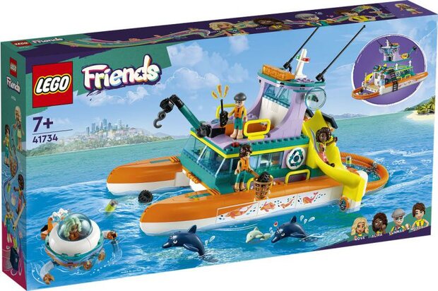 LEGO Friends Reddingsboot op zee