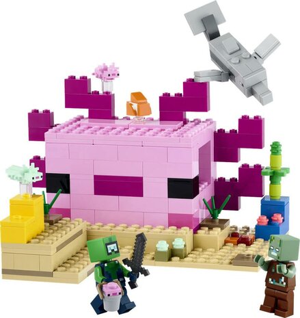 LEGO Minecraft Het axolotlhuis