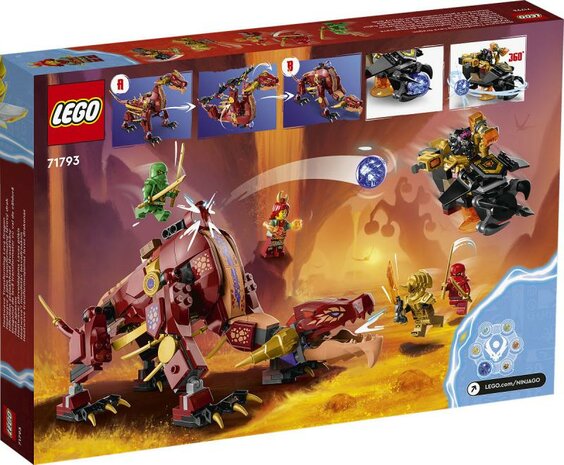 LEGO Ninjago Heatwave transformerende lavadraak