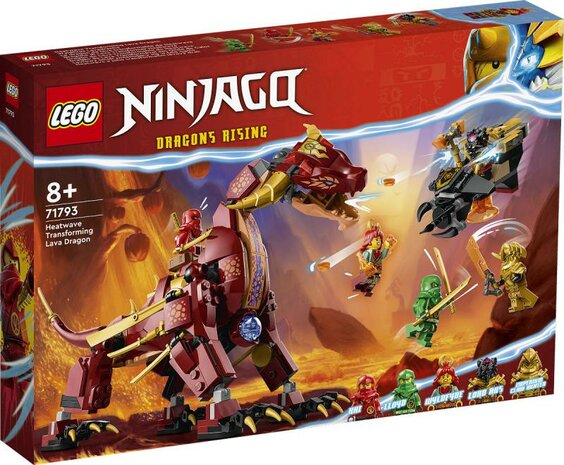 LEGO Ninjago Heatwave transformerende lavadraak