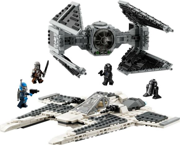 LEGO Star Wars Mandalorian Fang Fighter vs. TIE Interceptor