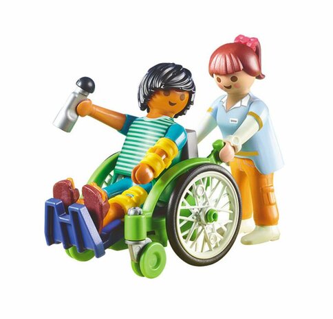 Playmobil City Life Patient in rolstoel