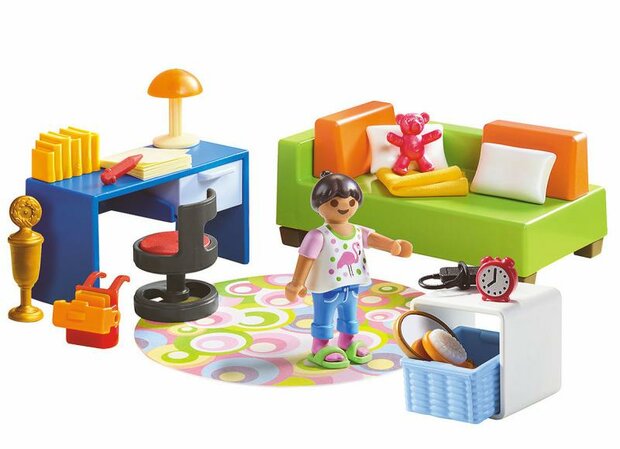 Playmobil Dollhouse Kinderkamer met bedbank