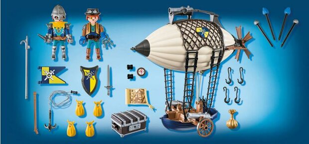 Playmobil Knights Novelmore Dario's Zeppelin