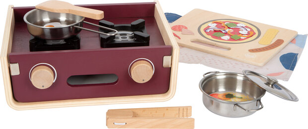 Houten Camping Speelkeuken Tasty, 9dlg.